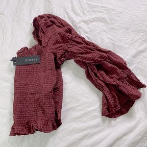 🧧 Ruched Crop Top